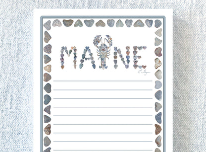 Destination | Maine with lobster notepads