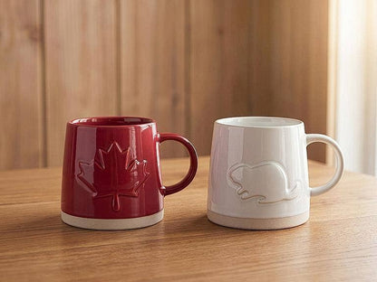 Maple Leaf on Wide Base Mug