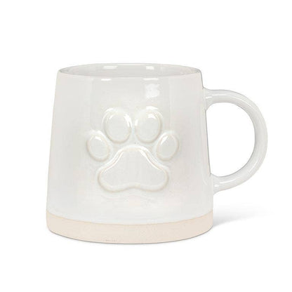 Paw Print on Wide Base Mug