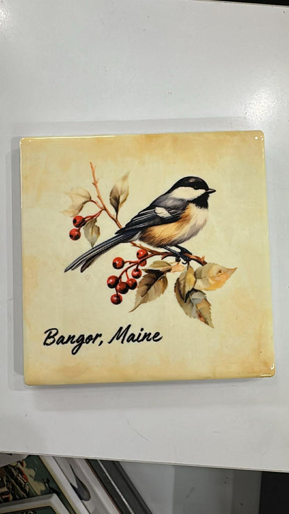 Ceramic Coasters Maine Themed