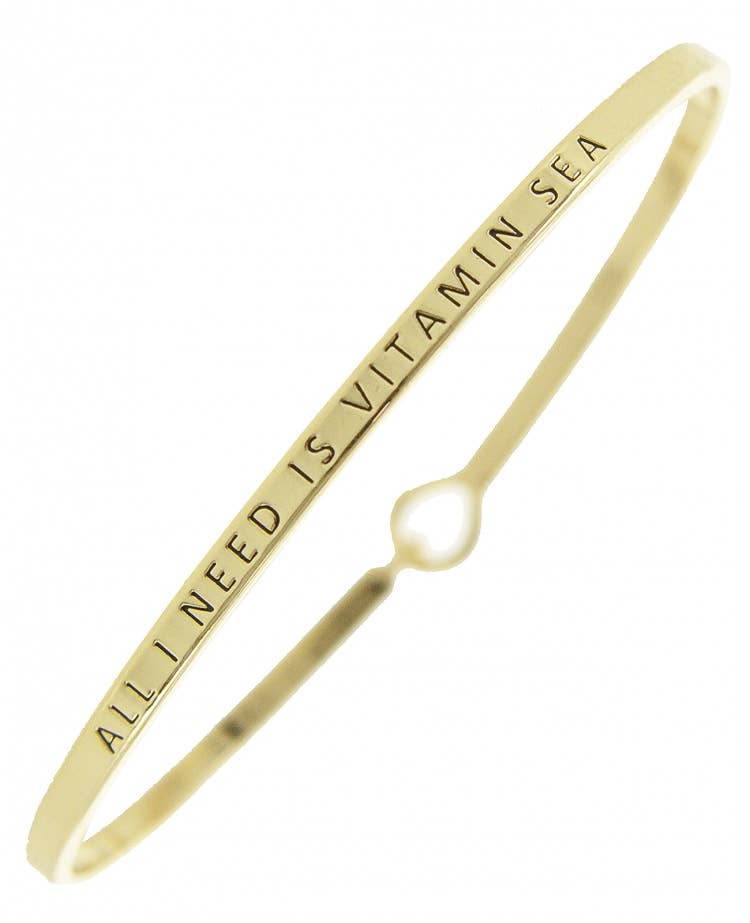 ALL I NEED IS VITAMIN SEA 3mm Bangle