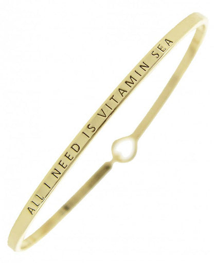 ALL I NEED IS VITAMIN SEA 3mm Bangle