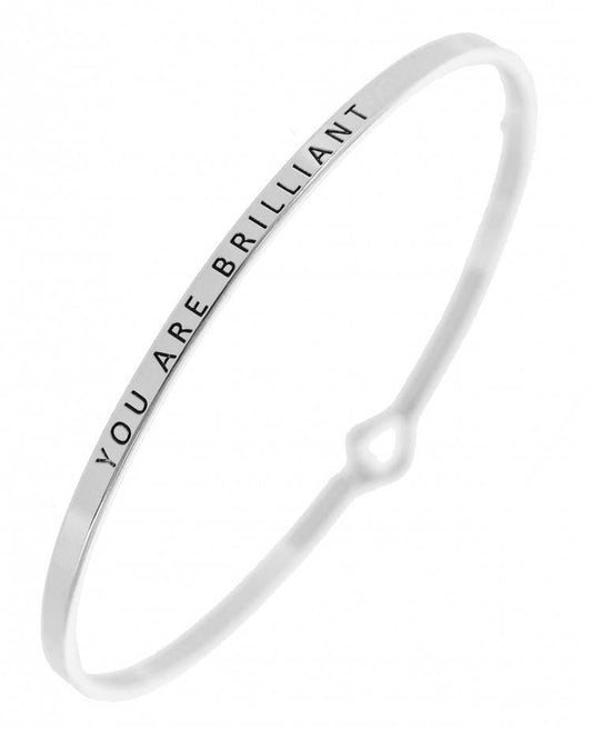 YOU ARE BRILLIANT_3mm Bangle