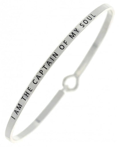 I AM THE CAPTAIN OF MY SOUL 3mm Bangle