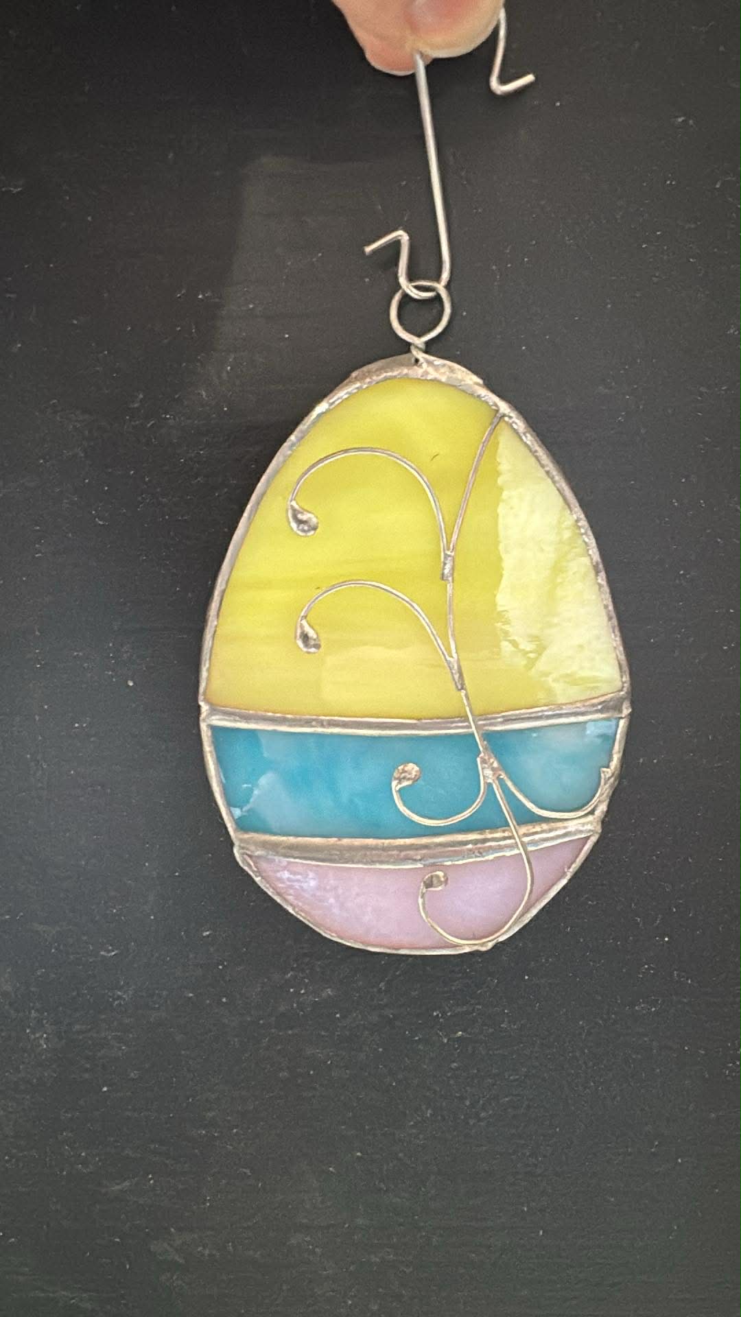 Cliff Easter Egg Stained Glass