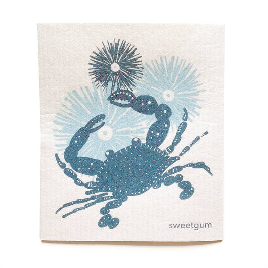 Crab Swedish Dishcloth