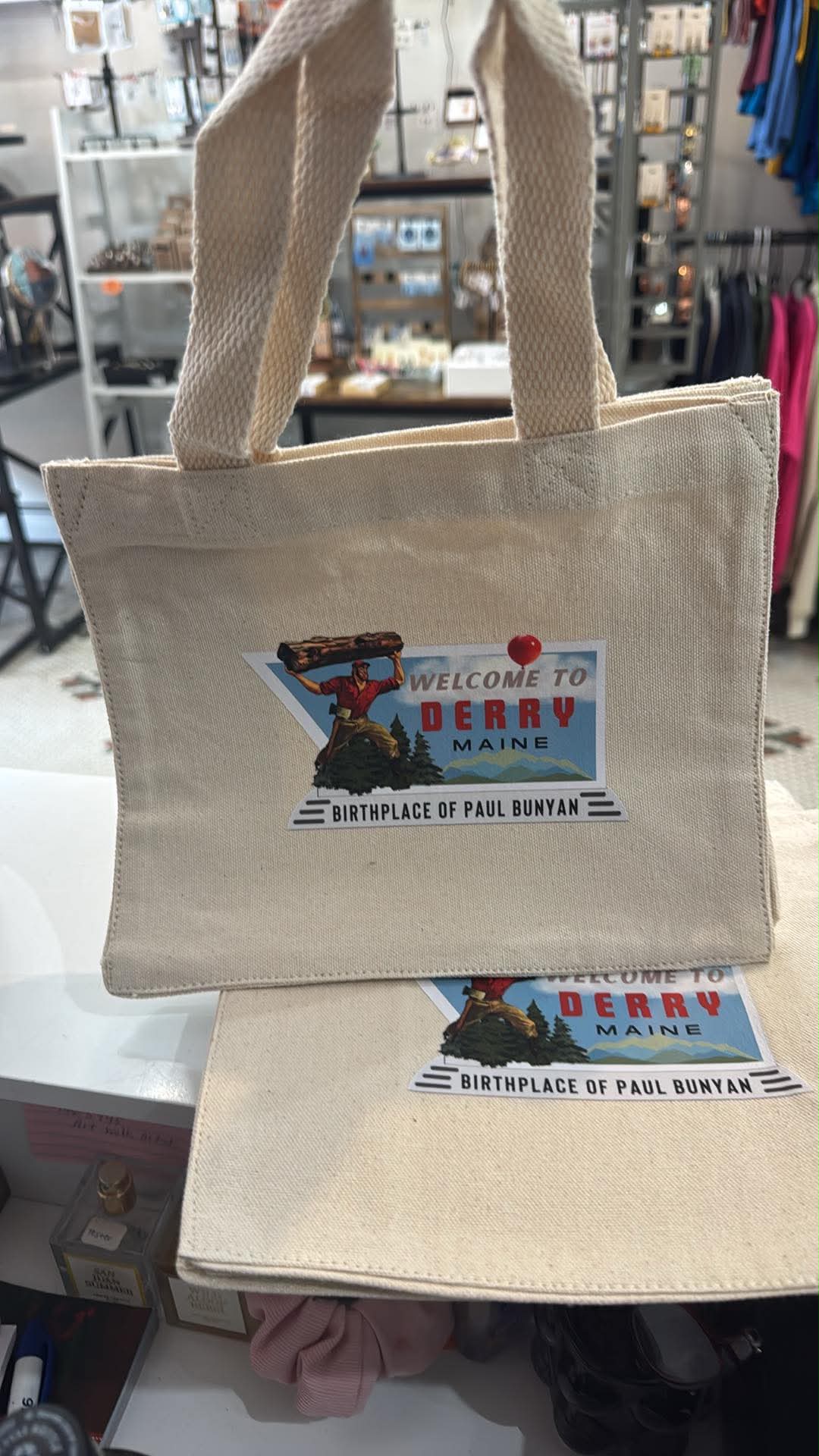 Mini Canvas Market Bag-Various Designs