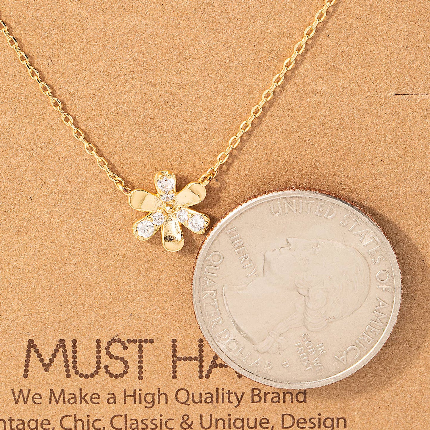 Flower Pendant Necklace