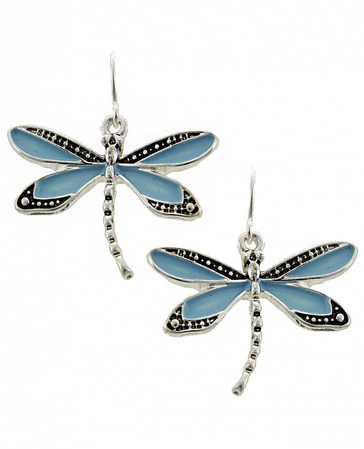 Glitter Dragonfly Earrings