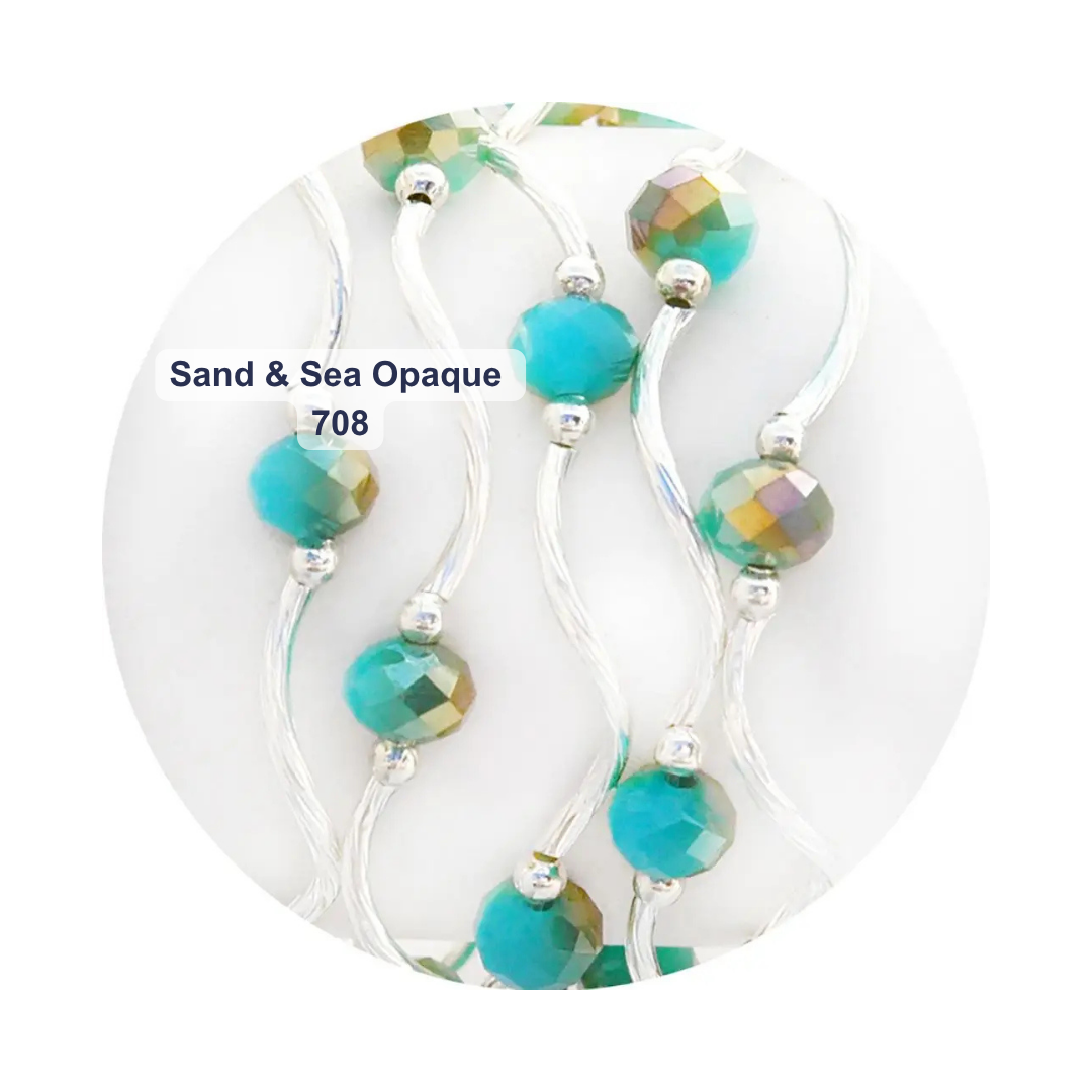 Classic Crystal Beaded Stretch Bracelets