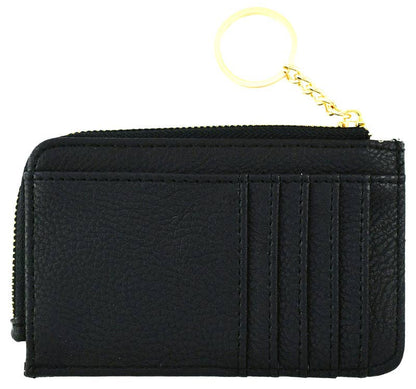 Small Faux Leather Card Holder Wallet