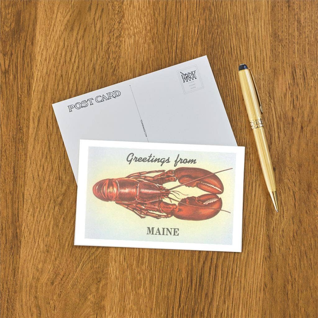 Postcard Greetings from Maine, Lobster