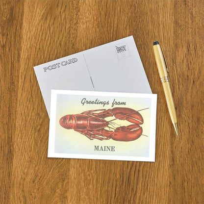 Postcard Greetings from Maine, Lobster