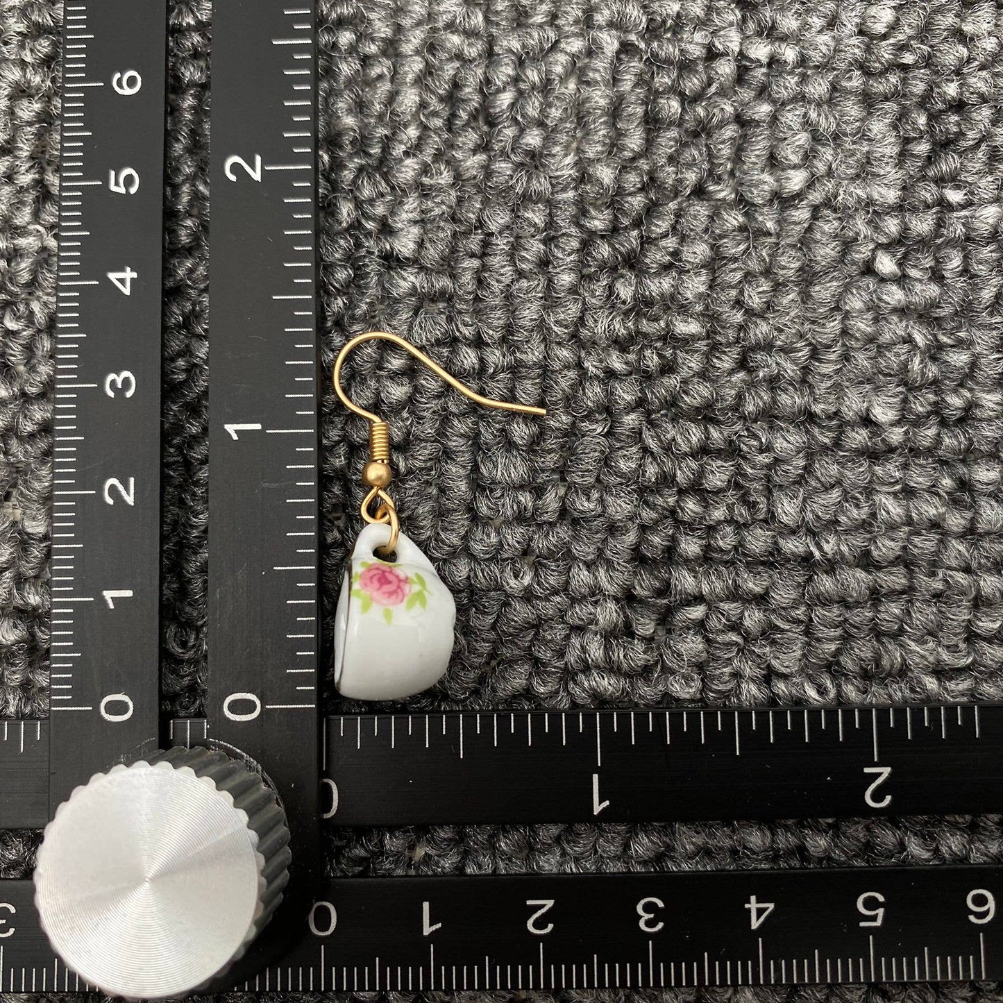 Ceramic Teapots and Tea Cups Charm Dangle Earrings