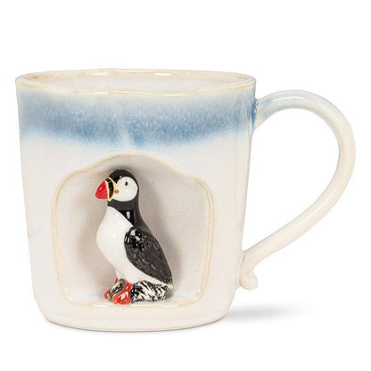 Ombre Taper Mug with Puffin-4"H(12oz)