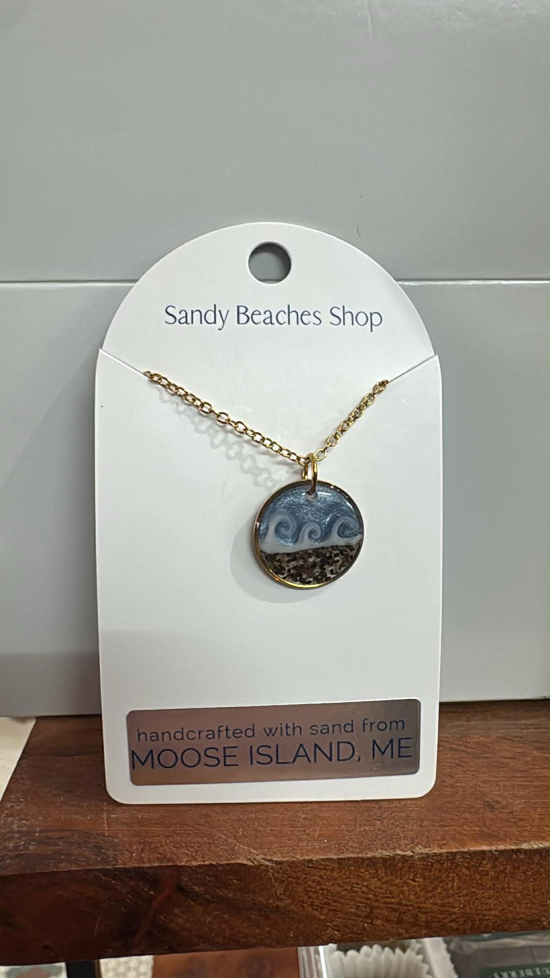 Custom  Gold Sand Necklaces