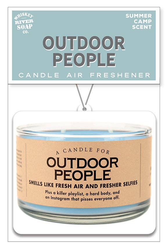 Outdoor People Air Freshener | Funny Car Air Freshener