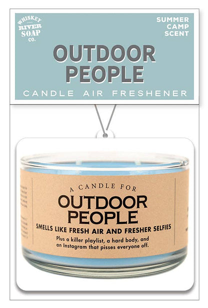 Outdoor People Air Freshener | Funny Car Air Freshener