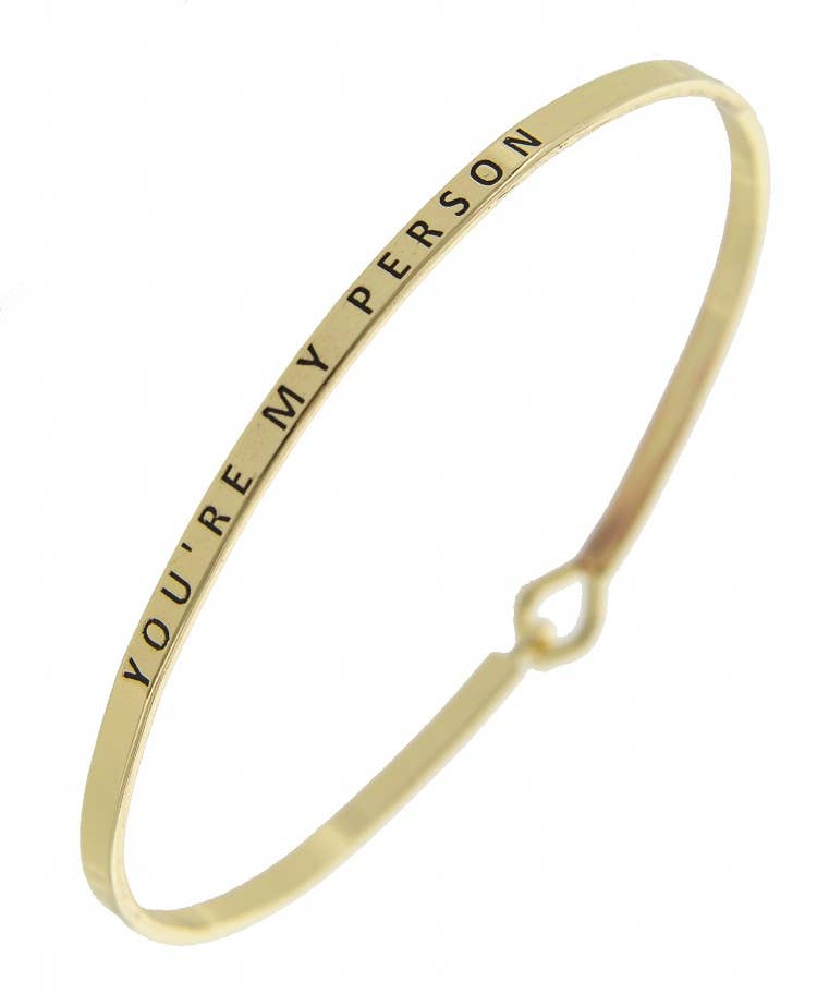 YOU'RE MY PERSON Bangle