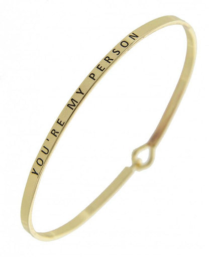 YOU'RE MY PERSON Bangle
