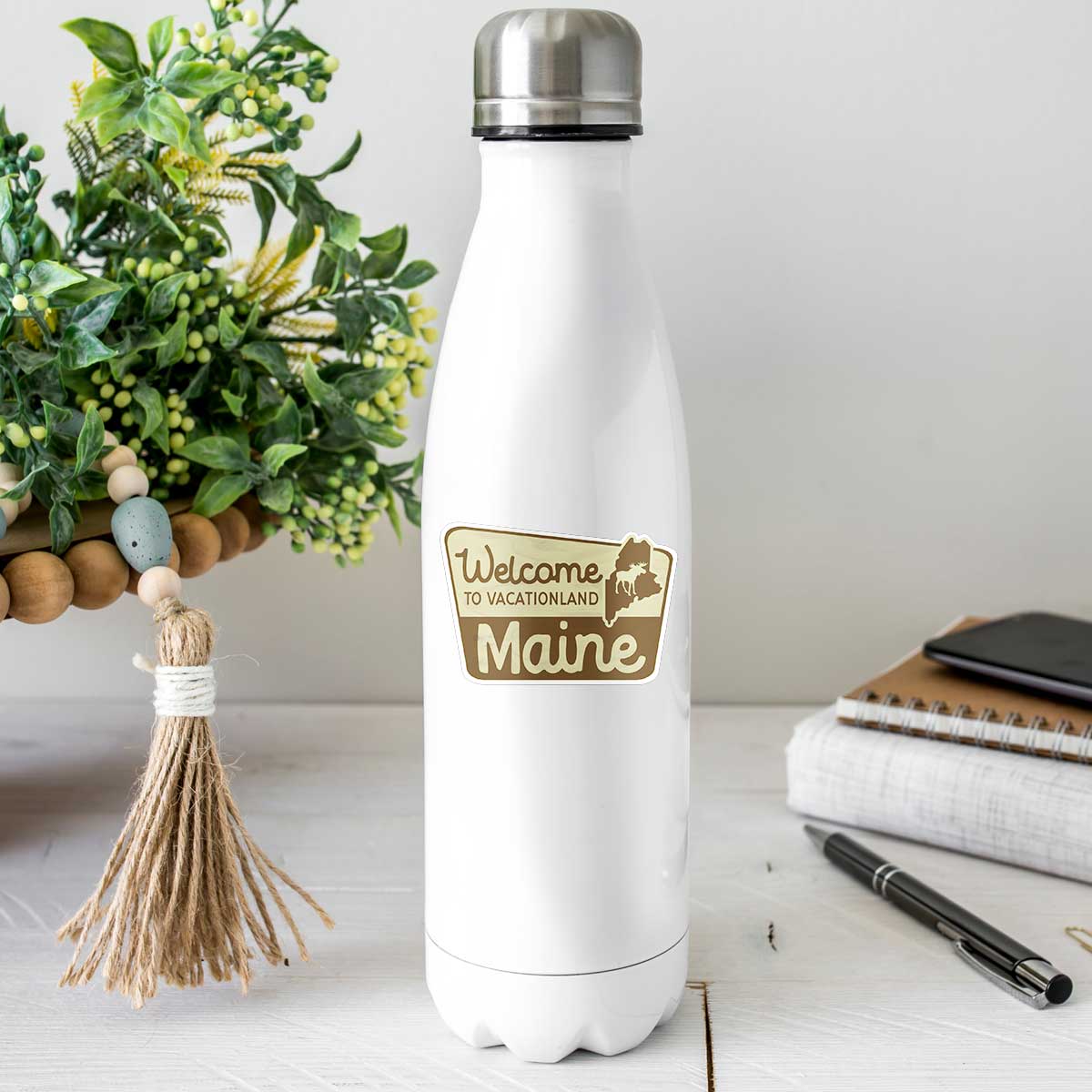 Maine Welcome to Vacationland Mini Sticker