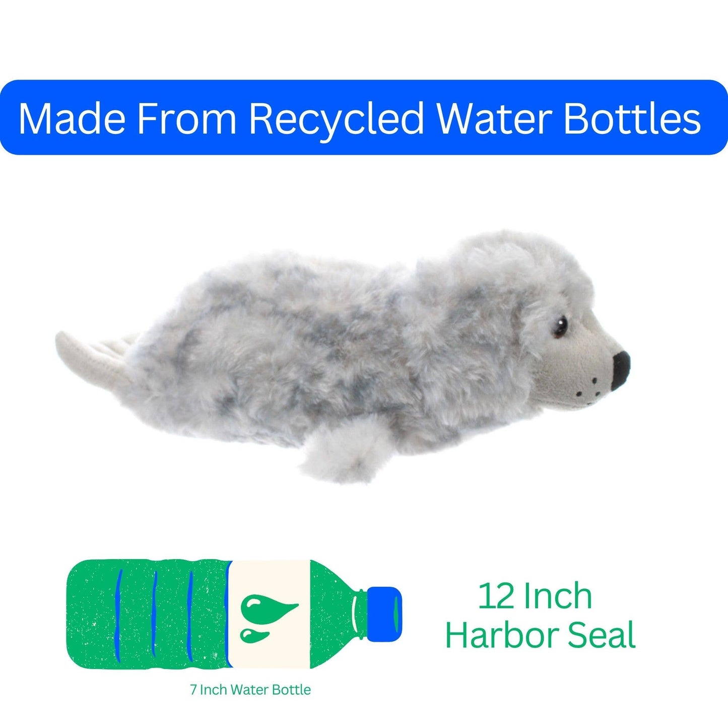 12" (31cm) Wild Onez Harbor Seal Sea life