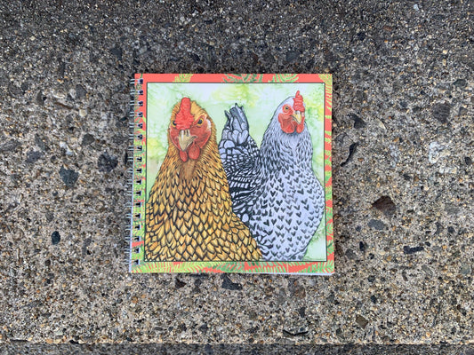 NEW! All the Hangry Ladies 6" x 6" Watercolor Art Lined Spiral Notebook