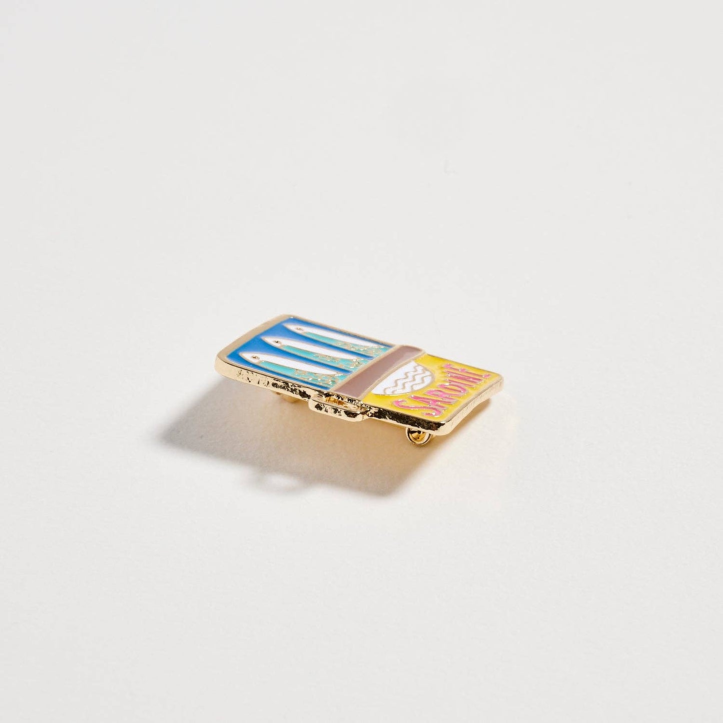 Sardine Can  Brooch Pin