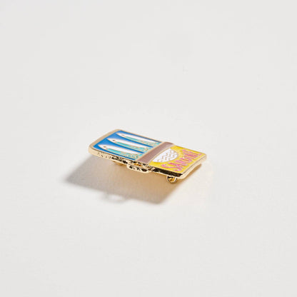 Sardine Can  Brooch Pin