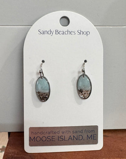 Custom Sand Dangles Silver