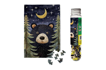 Forest Bear - wildlife souvenir gift mini jigsaw puzzle