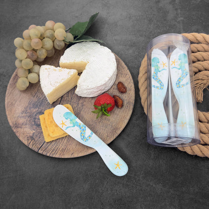 Mermaid Melamine Cheese Spreader