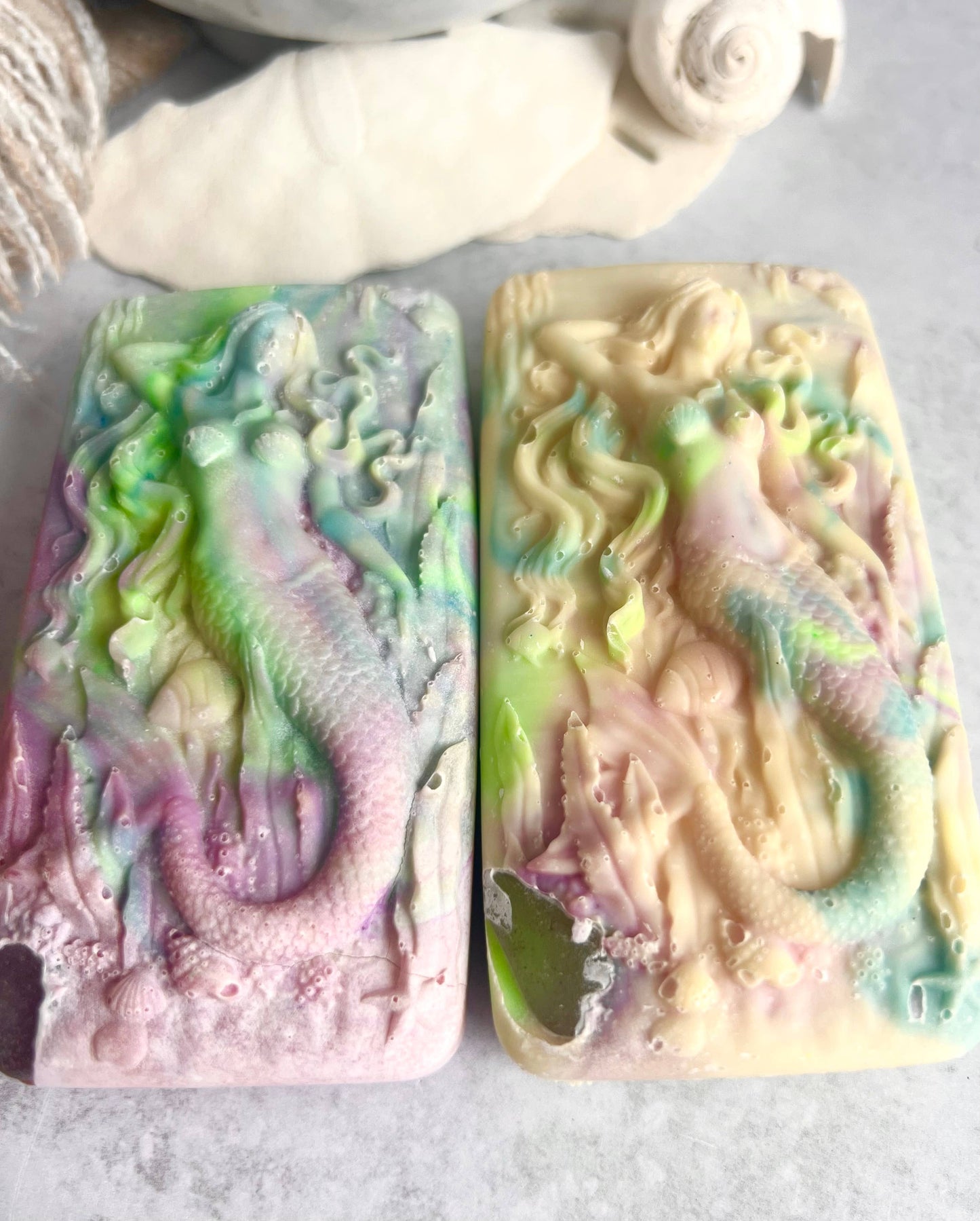 90s Hippie Hidden Sea Glass Sea Salt Soap