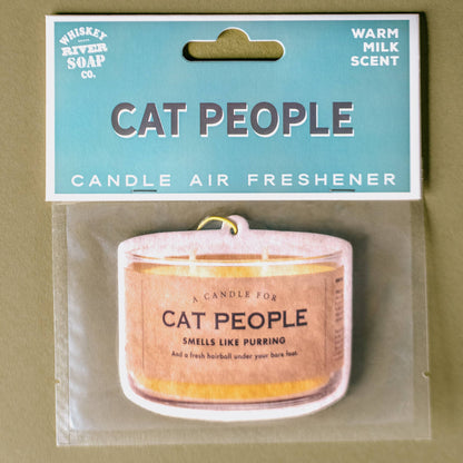 Cat People Air Freshener | Funny Car Air Freshener