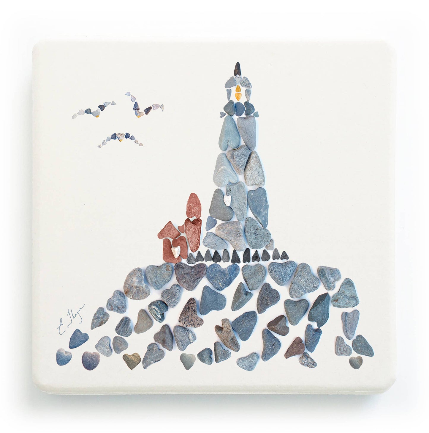 Nautical coasters | Lighthouse  coaster