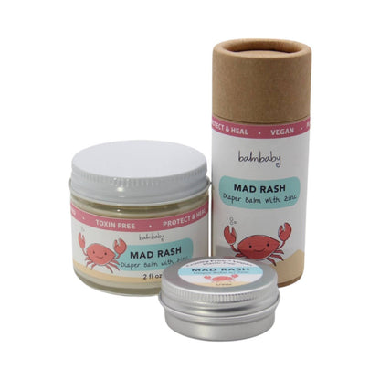 Balm Baby - Mad Rash Diaper Cream w/Zinc (sample/travel)