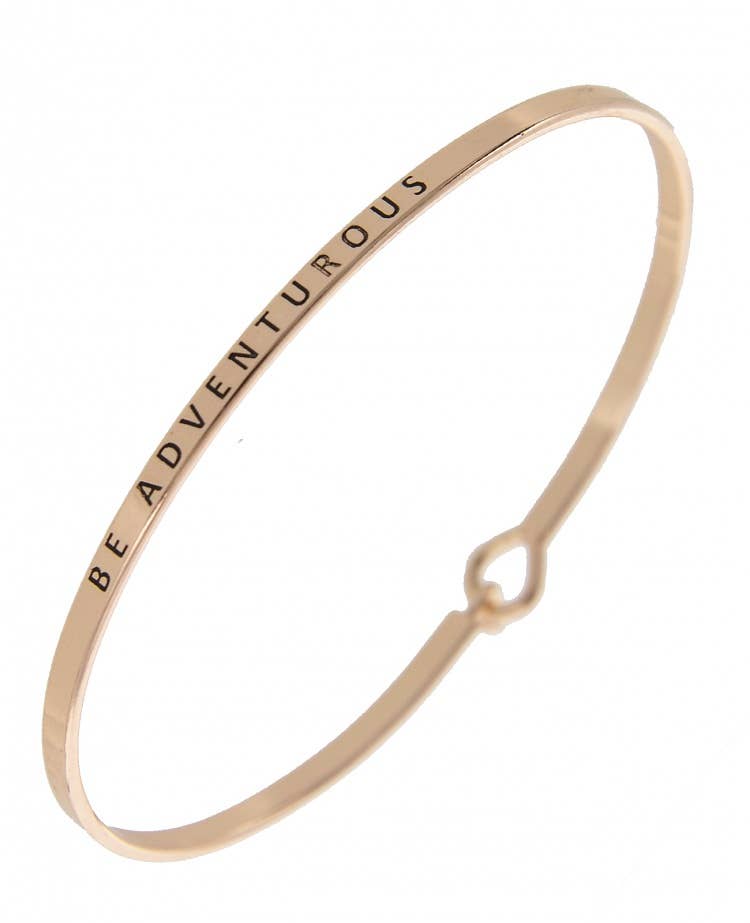 BE ADVENTUROUS_3mm Inspired Message Bangle