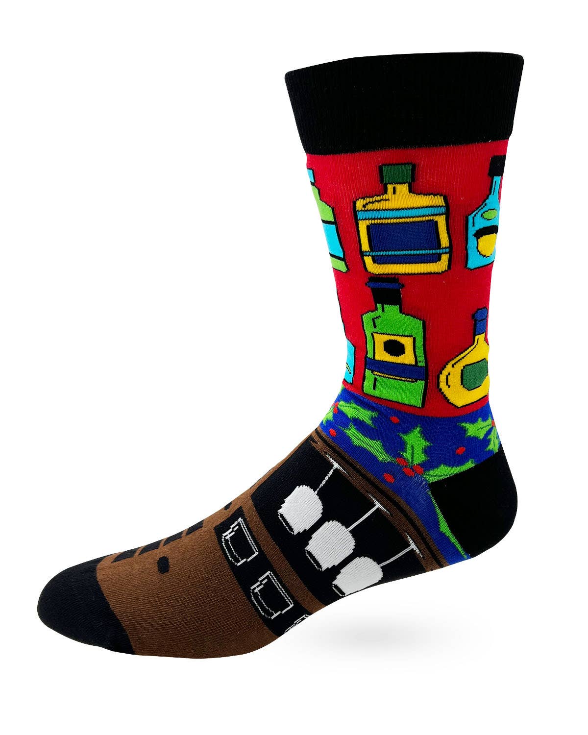 My Christmas Spirit is in the liquor cabinet Novelty Crew Socks