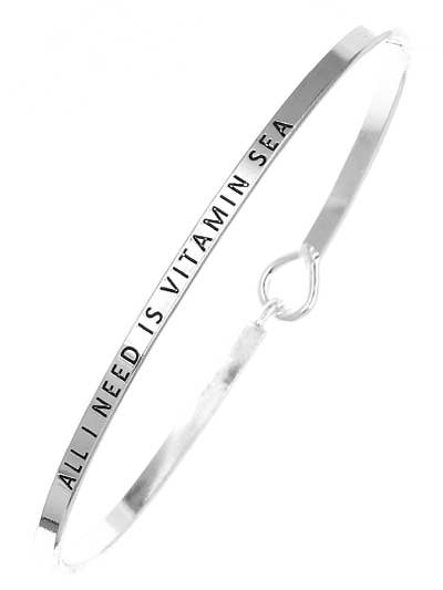 ALL I NEED IS VITAMIN SEA 3mm Bangle