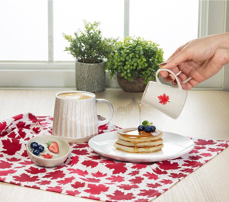 Mini Bowl with Maple Leaf-3"D