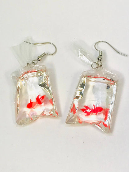 Goldfish Bag Earrings