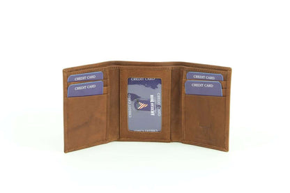 American Bison Tall Trifold Wallet