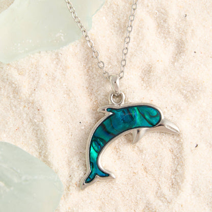 Abalone Shell Pendant Necklace Beach Jewelry