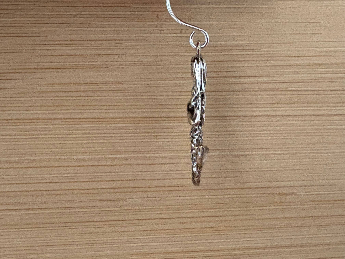 3D Mermaid Metal Dangle Earrings