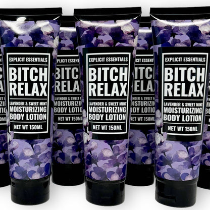 Bitch Relax Lotion, Lavender Lotion, Hand and Body Lotion
