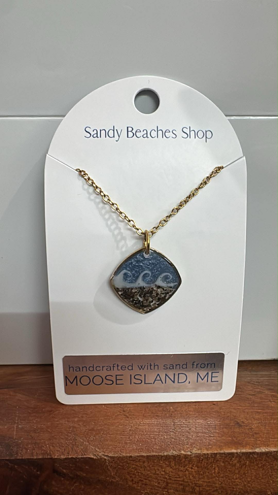 Custom  Gold Sand Necklaces