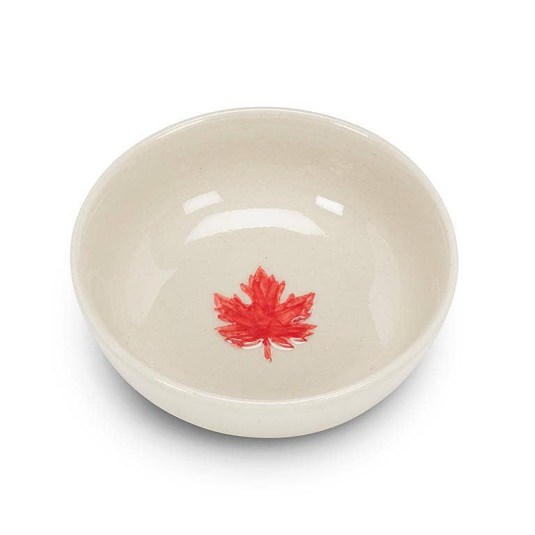 Mini Bowl with Maple Leaf-3"D