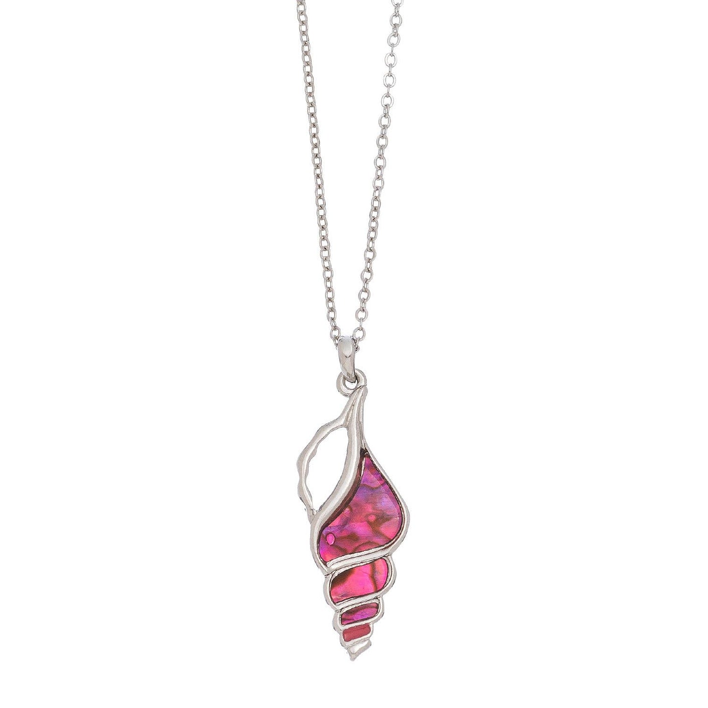 Abalone Conk Shell Pendant Necklace Beach Jewelry