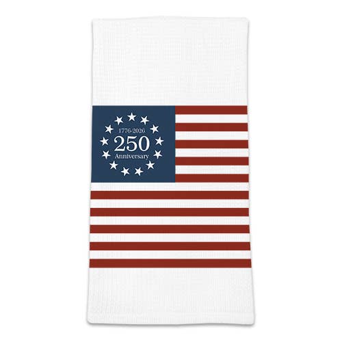 Waffle Towels Singles USA 250th Anniversary
