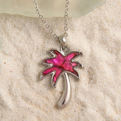Abalone Shell Pendant Necklace Beach Jewelry